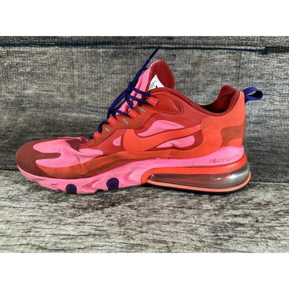 Nike Air Max 270 React Electronic Mens Size 13 Running Shoes Sneakers AO4971-600 - Picture 4 of 10